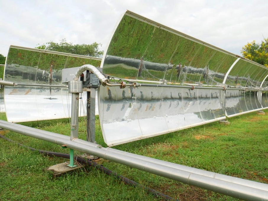 Parabolic-trough collectors